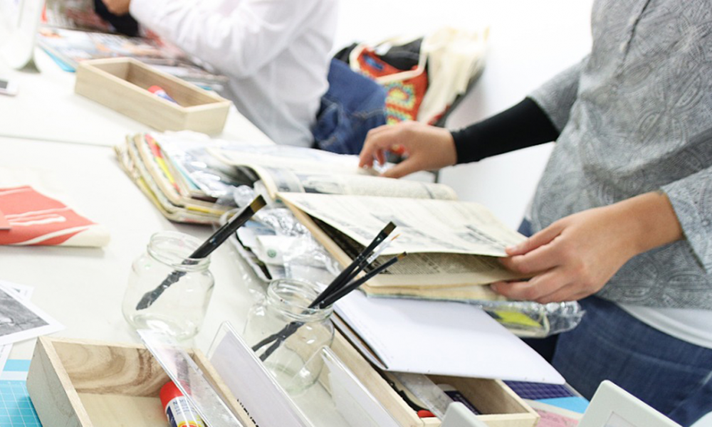 Taller de collages en Arrecife