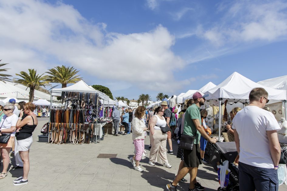Vista del Mercadillo de Teguise en su 40 aniversario