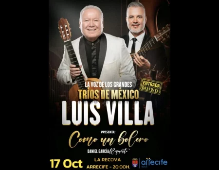 Luis Villa, exintegrante de Los Panchos, llena de boleros La Recova de Arrecife este viernes