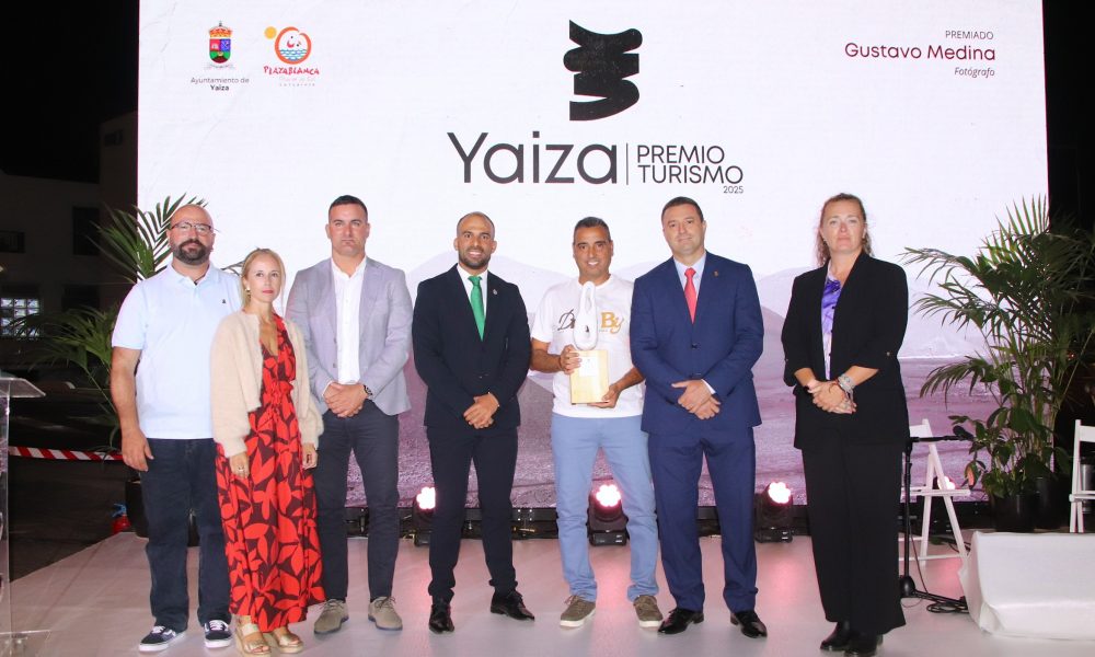 Premio Turismo 2025 Yaiza al fotógrafo Gustavo Medina
