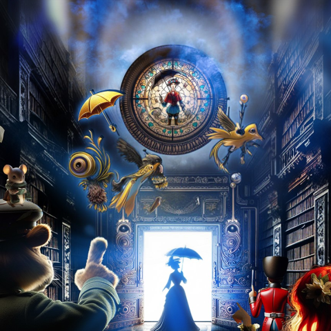 En la Biblioteca mágica de Cuentópolis: llega Mary Poppins al Teatro Municipal de San Bartolomé