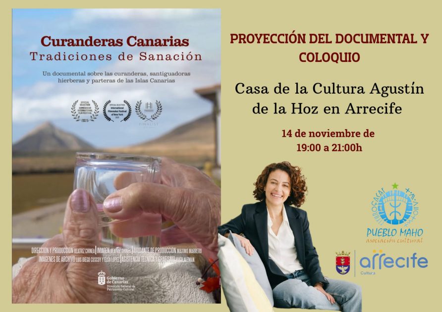 Curanderas Canarias, Tradiciones de Sanación en Arrecife, 14 de noviembre de 2025, a las 19:00 h en La Casa de la Cultura Agustín de la Hoz