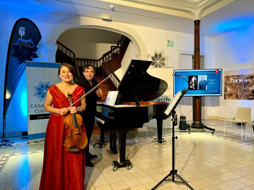 Natasha Tchitch y Josu Okiñena en VIII Ciclo Conciertos Clásicos Arrecife