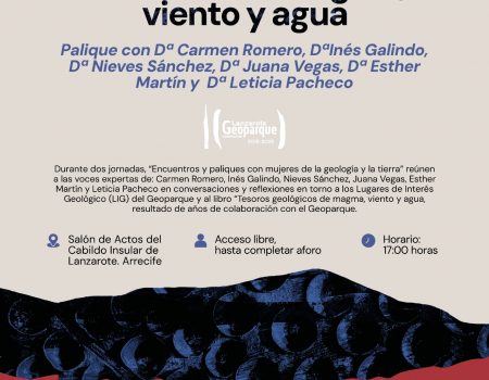 Jornadas de magma, viento y agua. Geoparque Lanzarote reúne a mujeres expertas en geología y patrimonio natural