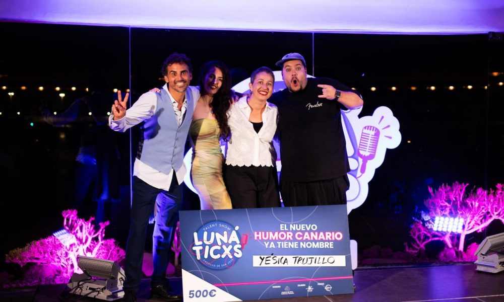 Lunáticxs. La humorista tinerfeña Yésica Trujillo se proclamó vencedora de la I edición del certamen de monólogos Lunáticxs