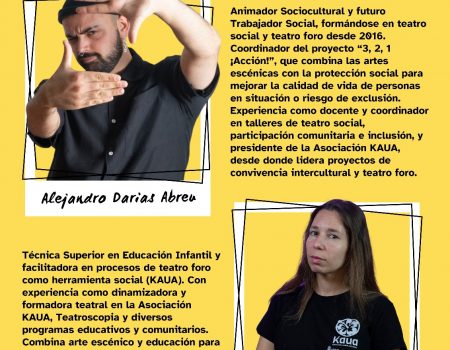 Taller de Teatro Foro “¿Y AHORA QUÉ?”, en Arrecife, del 17 al 21 de noviembre, en la Casa de la Juventud de Arrecife, de 16:00 a 20:30 horas