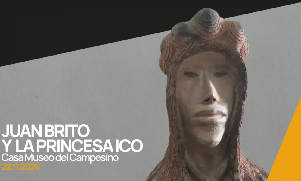 Juan Brito y La Princesa Ico en la Casa Museo del Campesino