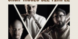 Pablo Díaz, Félix Morales y Jonatán Rodríguez en la Casa-Museo del Timple
