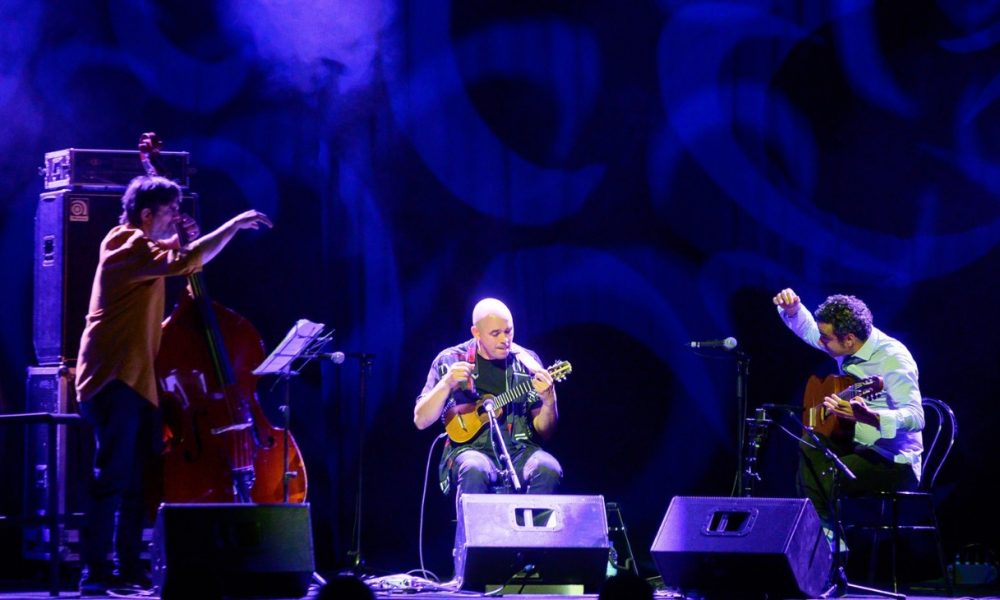 Javier Infante, Alexis Lemes y Javier Colina presentan Guiguan Project, en el Festival Internacional de Música de Canaria