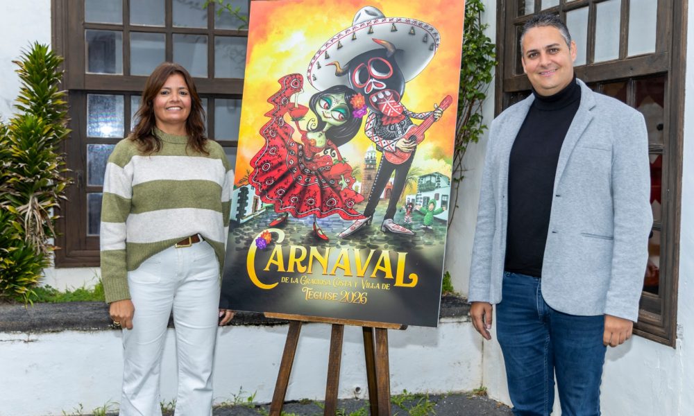 Carnaval Teguise 2026 La obra ganadora se inspira en la alegoría “México Lindo y Más Allá, la Fiesta de los Muertos”