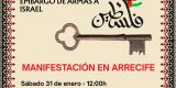 Lanzarote con Palestina, sábado 31 de enero, a las 12:00 horas, frente a la Casa Amarilla de Arrecife.