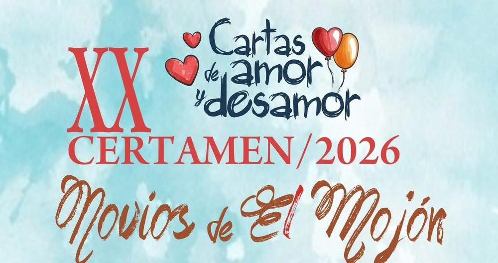 XX Certamen de Cartas de Amor y Desamor “Novios de El Mojón” 2026 en Teguise. El plazo de presentación hasta el 12 de abril de 2026.