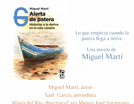 Presentación de Alerta de patera en la Biblioteca de la Casa Museo José Saramago