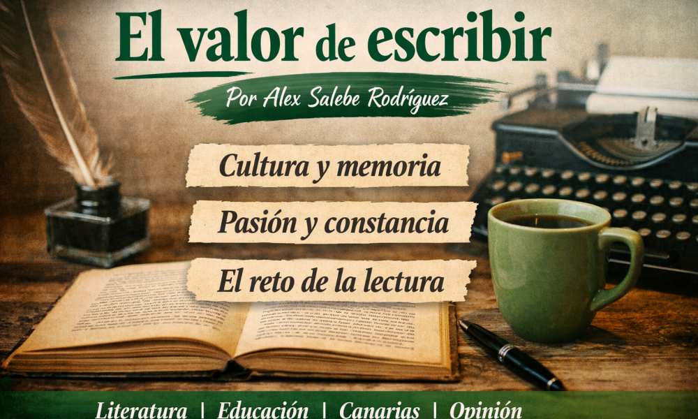 El valor de escribir por Alex Salebe