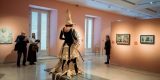 La artista lanzaroteña M. Nieves Cáceres en el Museo Thyssen