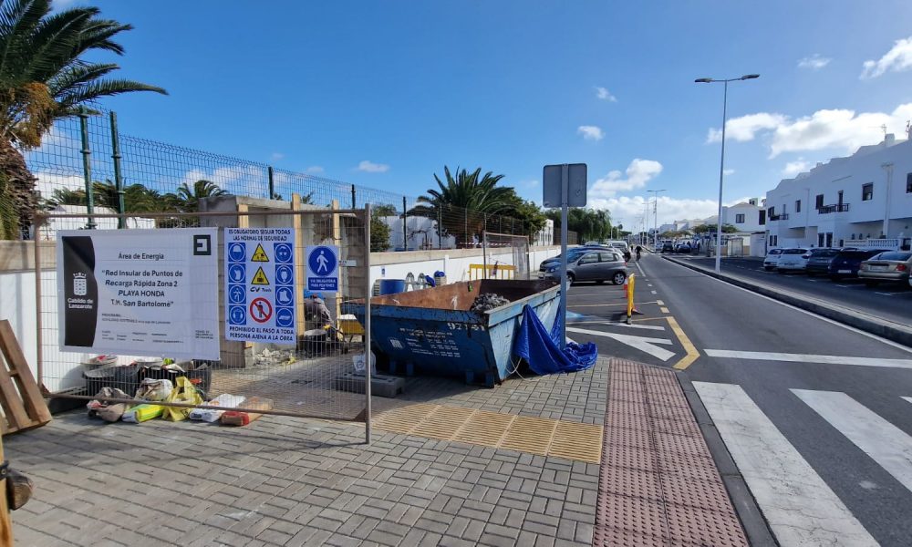 Puntos de recarga eléctrica en Playa Honda, Tías y Arrecife