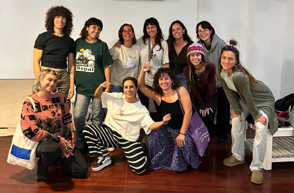 Integrantes del nuevo colectivo Flor de Fuego