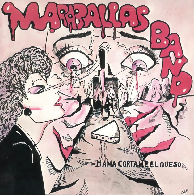 Portada del disco del grupo de rock Maraballas Band. Foto cedida por Miguel Ángel Martín Rosa a Memoria Digital de Lanzarote
