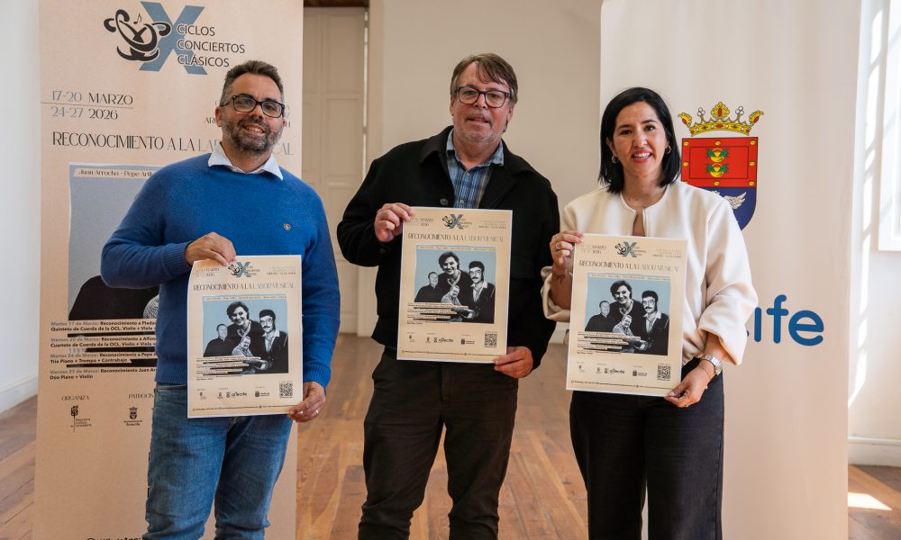 Clausura el X Ciclo de Conciertos Clásicos de Arrecife en la Casa de la Cultura con el Homenaje a Alfonso Duro Cabezón.