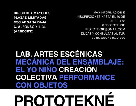 Laboratorio de Artes Escénicas en Arrecife: “Mecánica del embalaje: el yo niño”