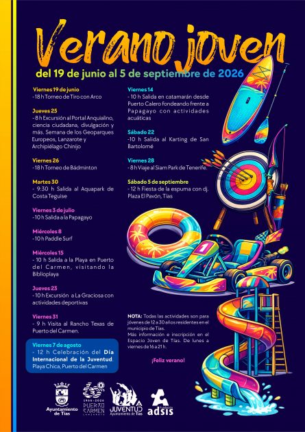 Verano Joven de Tías 2026