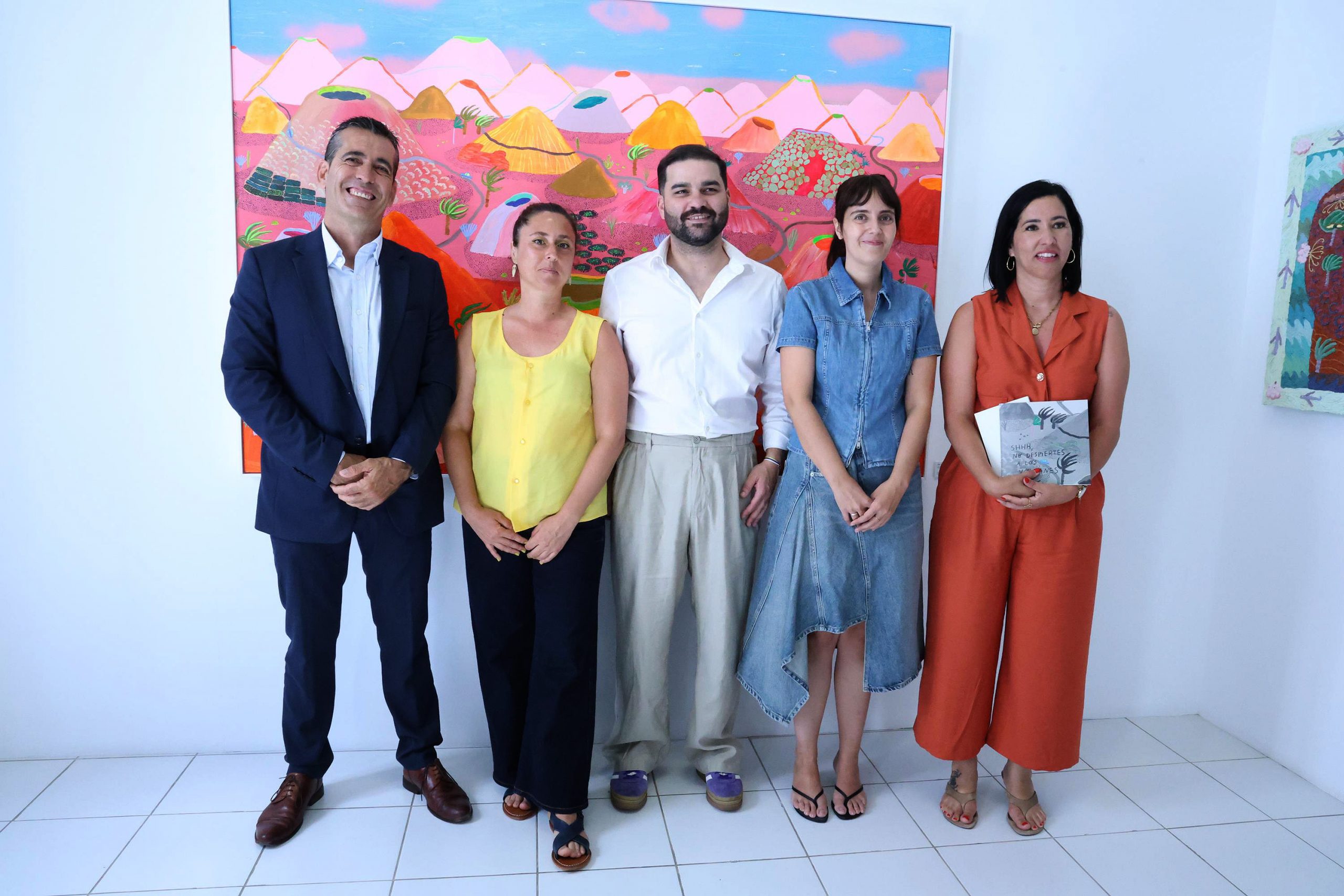 Presentación institucional de la quinta edición del encuentro literario de lanzarote verbena en el almacen