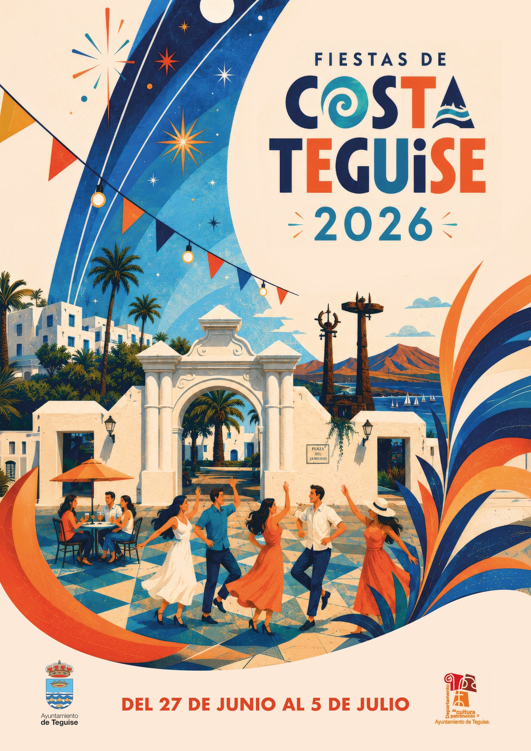 Las fiestas de Costa Teguise arrancan este 27 de junio con adelanto de fechas y sede en el nuevo Centro Cívico.
