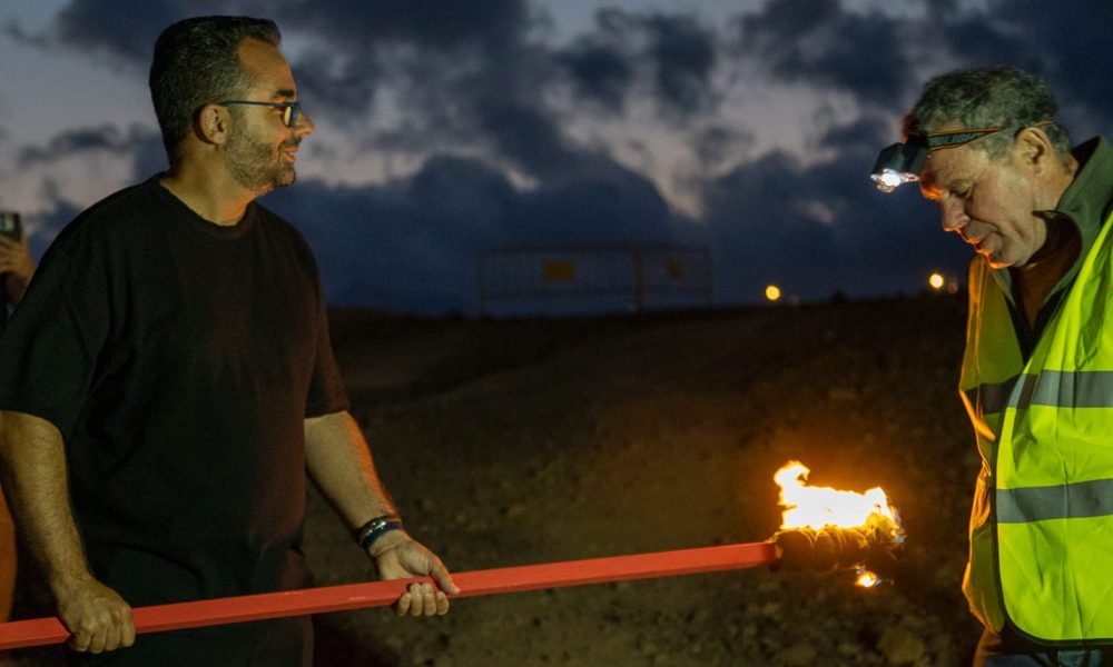 La playa de El Reducto volverá a ser el epicentro de la velada mágica de San Juan en la capital. Foto: Ayuntamiento de Arrecife.