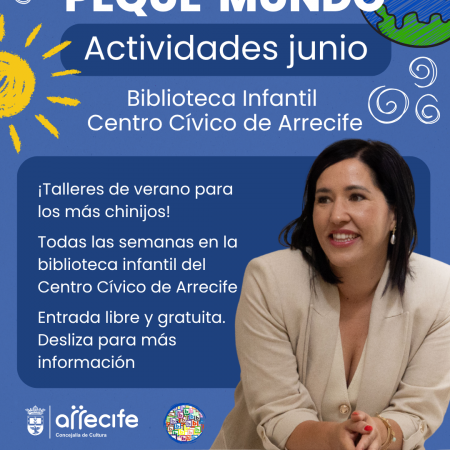 talleres y juegos del programa Peque Mundo en Arrecife, Lanzarote.
