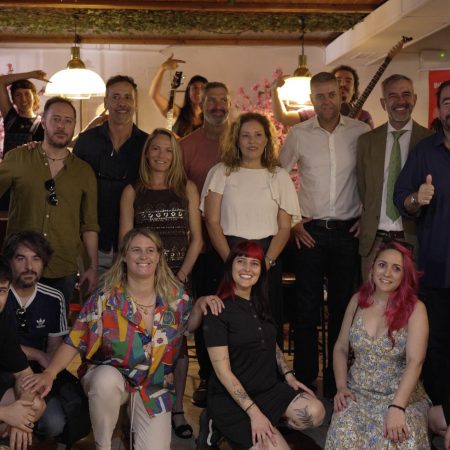 Presentación del festival Arrecife en Vivo 2026 ante periodistas musicales en la Casa de Canarias en Madrid.