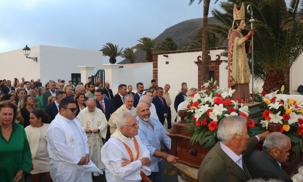 Los actos principales en honor al patrono de Lanzarote se celebrarán el próximo martes 7 de julio. Foto: Ayuntamiento de Yaiza.