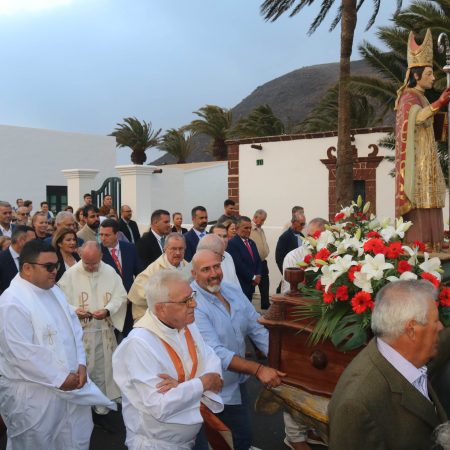 Los actos principales en honor al patrono de Lanzarote se celebrarán el próximo martes 7 de julio. Foto: Ayuntamiento de Yaiza.
