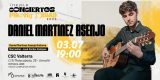 El guitarrista clásico Daniel Martínez Asenjo durante un concierto de la Fundación Nino Díaz.
