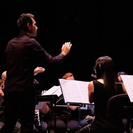 Alumnos del Centro Insular de Enseñanzas Musicales CIEM actuando en el Teatro El Salinero