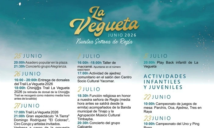 Fiestas de La Vegueta 2026: Programa de Nuestra Señora de Regla