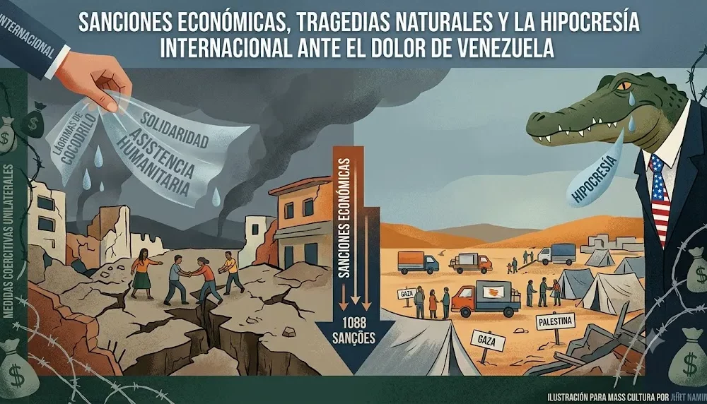 El impacto de las crisis humanitarias y las decisiones geopolíticas internacionales analizadas desde una perspectiva crítica. Foto: MassCultura.