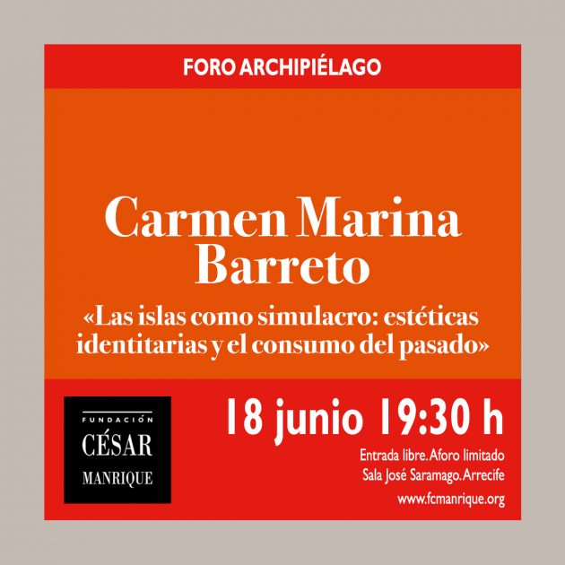 Carmen Marina Barreto Vargas, profesora de Antropología de la ULL y ponente en la Fundación César Manrique.