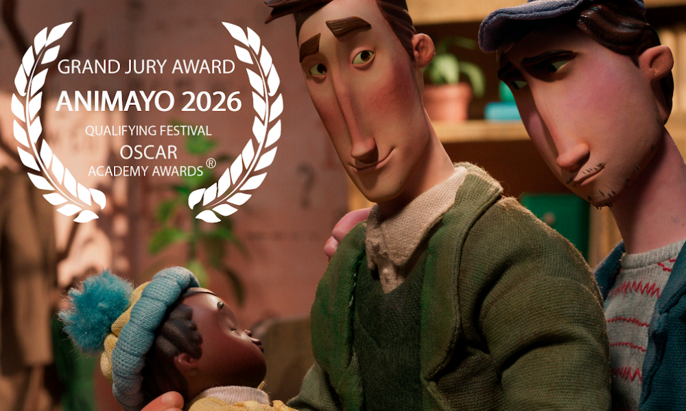 Fotograma del cortometraje animado de stop motion 18 Months ganador de Animayo 2026.