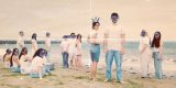 Elenco de la escuela de actores de canarias 2026 interpretando la obra contemporánea Odisea sobre el escenario