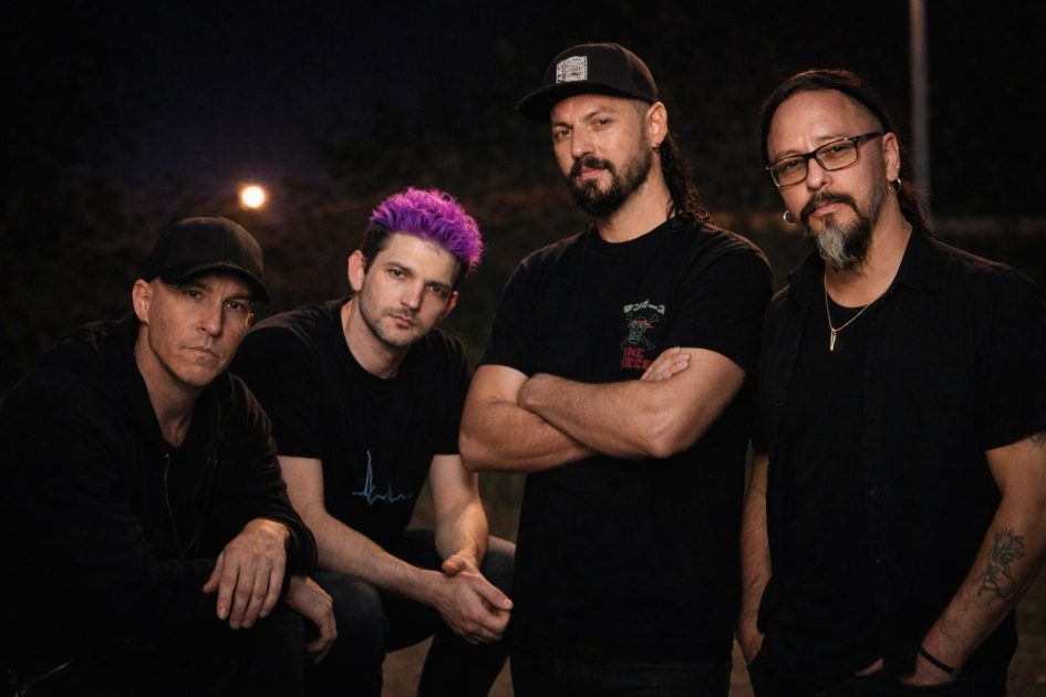 integrantes del grupo de rock lanzaroteño Autofilia