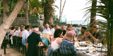 barbacoa en la terraza del hotel fariones