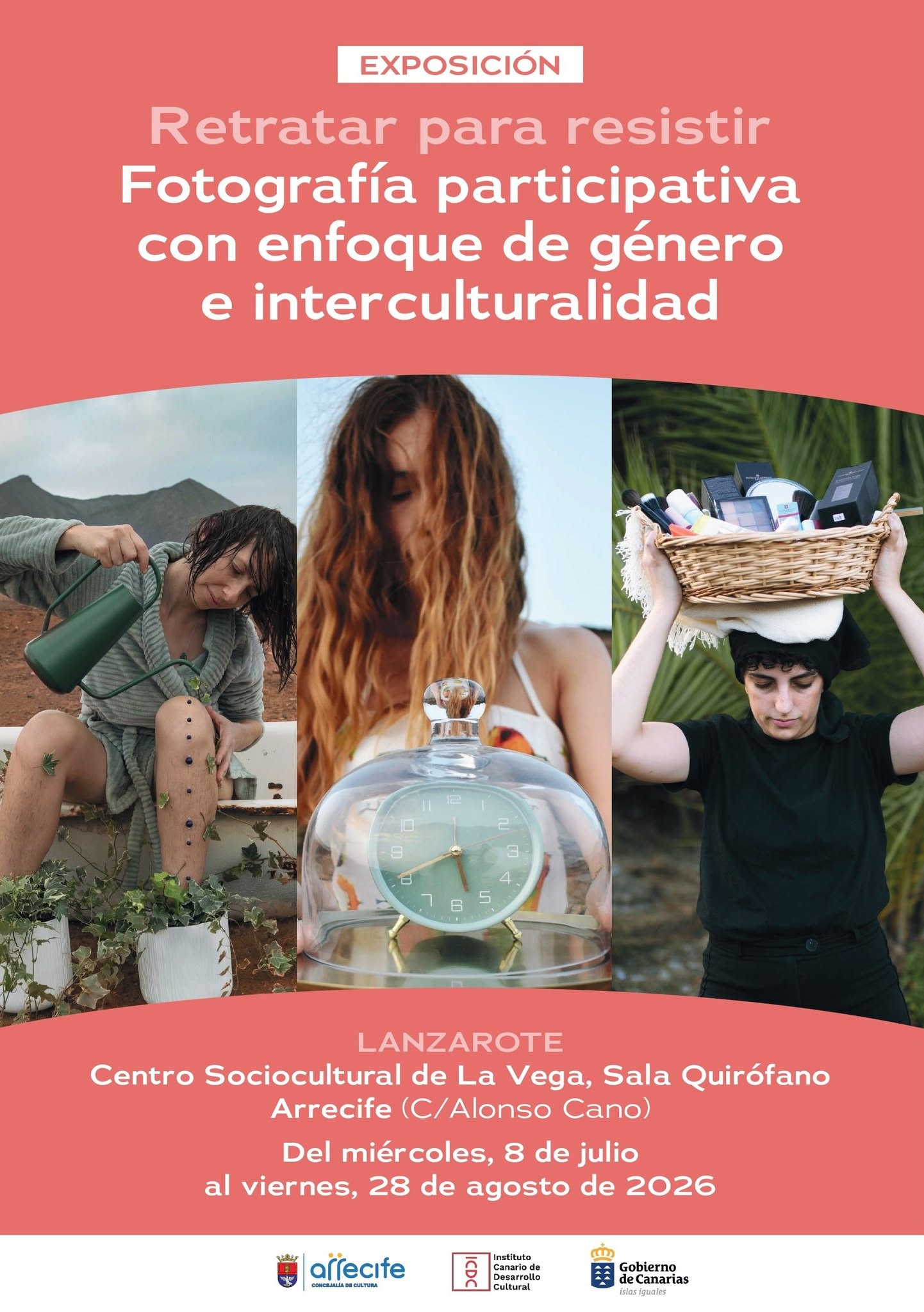 Cartel de la exposición itinerante Retratar para resistir