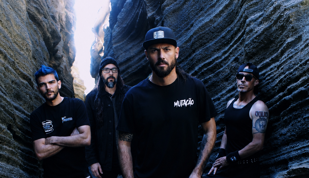 integrantes del grupo de rock lanzaroteño Autofilia