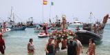 Procesión marítima de la Virgen del Carmen en Playa Blanca