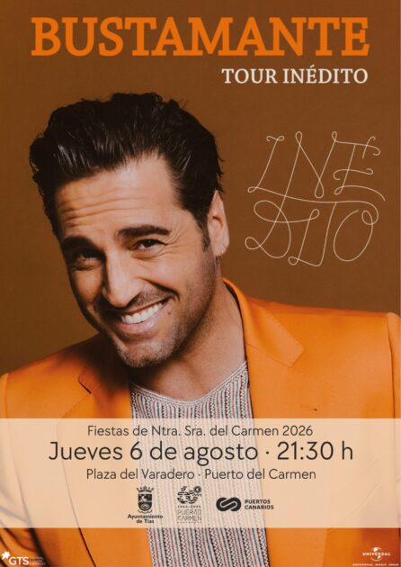 Cartel de los conciertos de las fiestas de Puerto del Carmen)