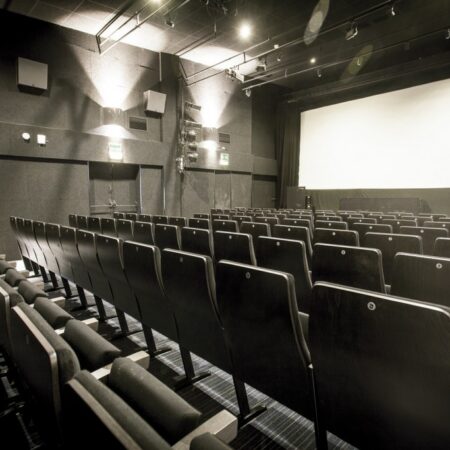 sala del Cine Buñuel en El Almacén.