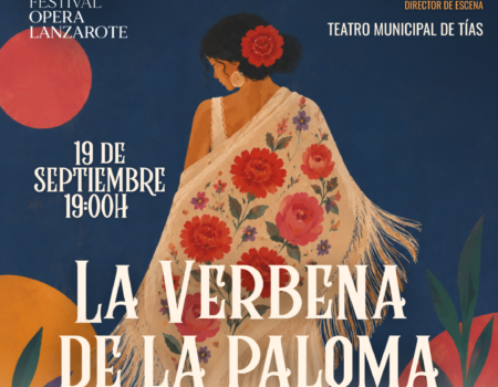 Cartel de La verbena de la Paloma en el Festival de Ópera de Lanzarote