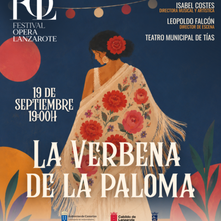 Cartel de La verbena de la Paloma en el Festival de Ópera de Lanzarote