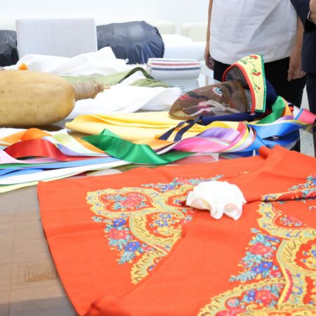 Réplica de la indumentaria tradicional del siglo XIX de Los Buches de Arrecife.