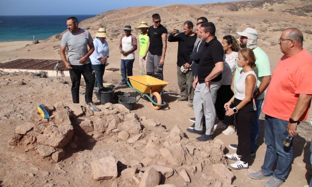 Excavaciones arqueológicas en el yacimiento del Rubicón Yaiza